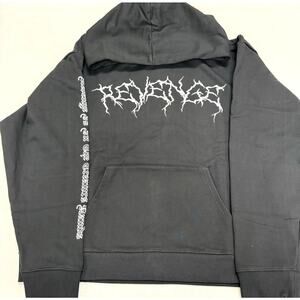 Revenge X XXX Tentacion Lightning Anarchy Logo Hoodie Size XL